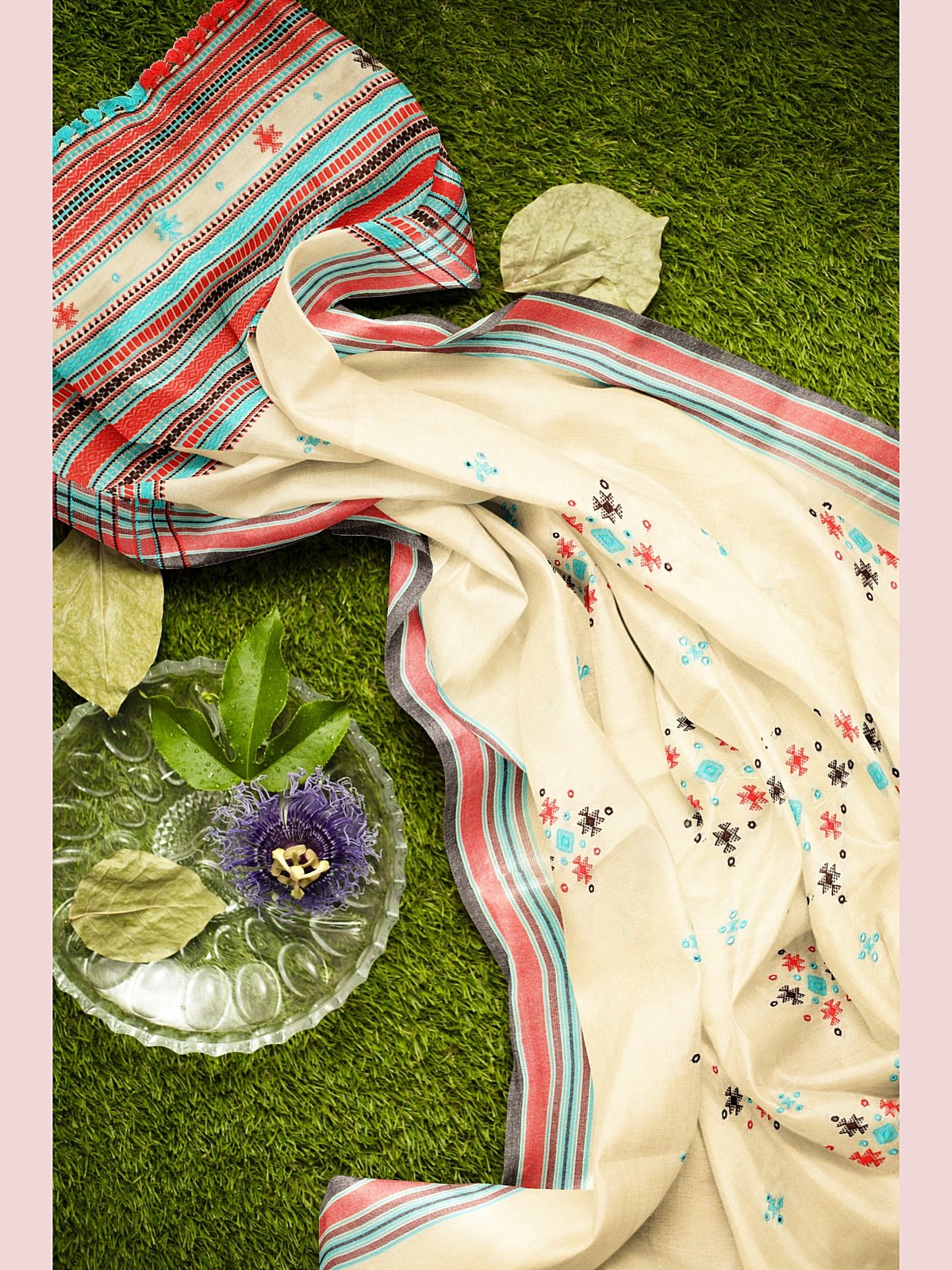 Handmade Cashmilon Shawl with Work (24)