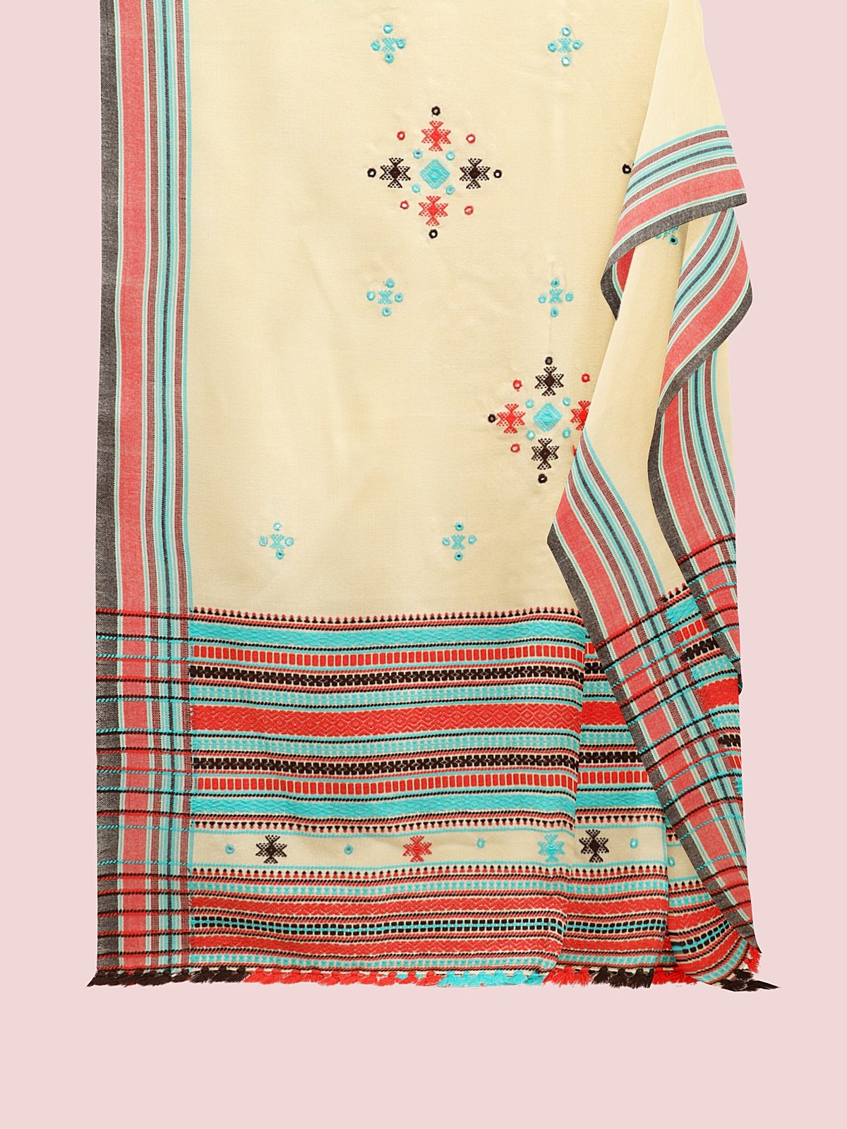 Handmade Cashmilon Shawl with Work (8)