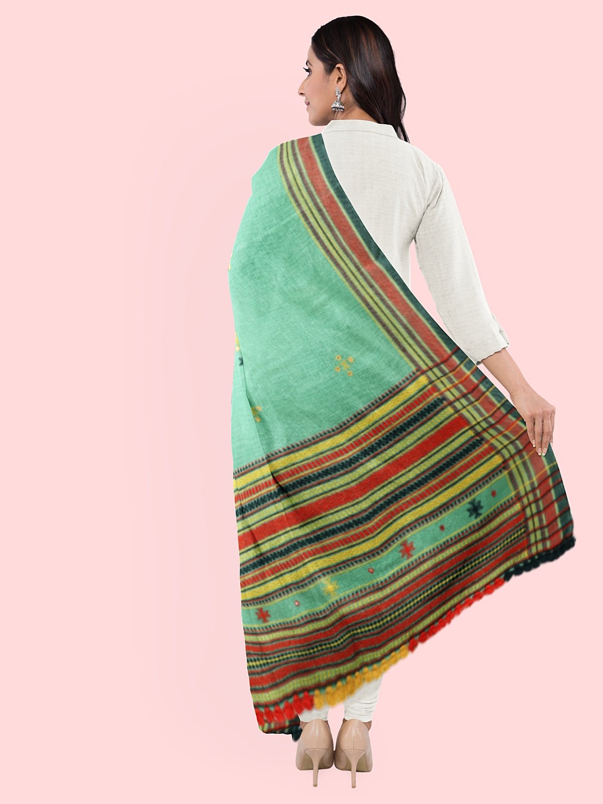 Handmade Warm Cashmilon Shawl (8)